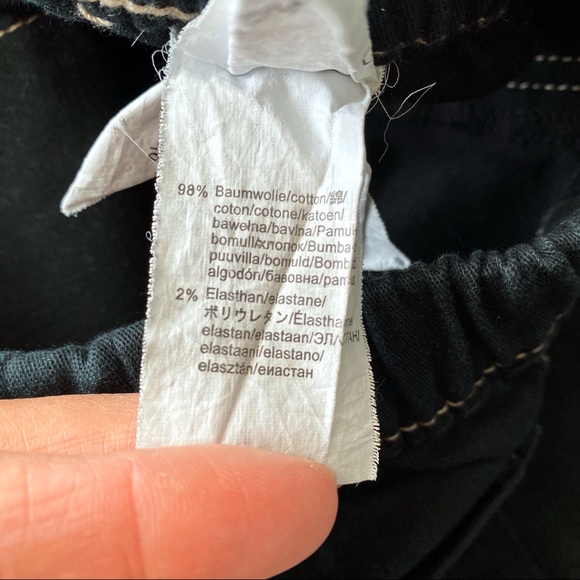 π€ LAURA SCOTT CASUAL BLACK STITCHED SKINNY PANTS! - Picture 9 of 10